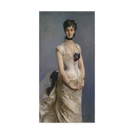 John Singer Sargent 'Madame Paul Poirson 1885 ' Canvas Art,12x24